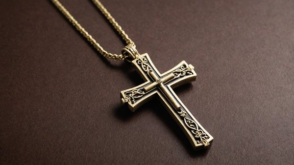 Collier croix: symbole de foi et d'élégance pour tous